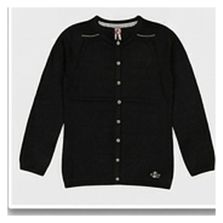 Girls Classic Button-Front Knit Cardigan Sweater – Lightweight Everyday Layer