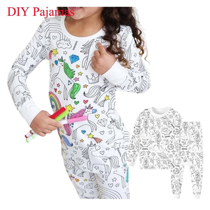 Baebabys Coloring Pajama DIY Paintable Pyjama set