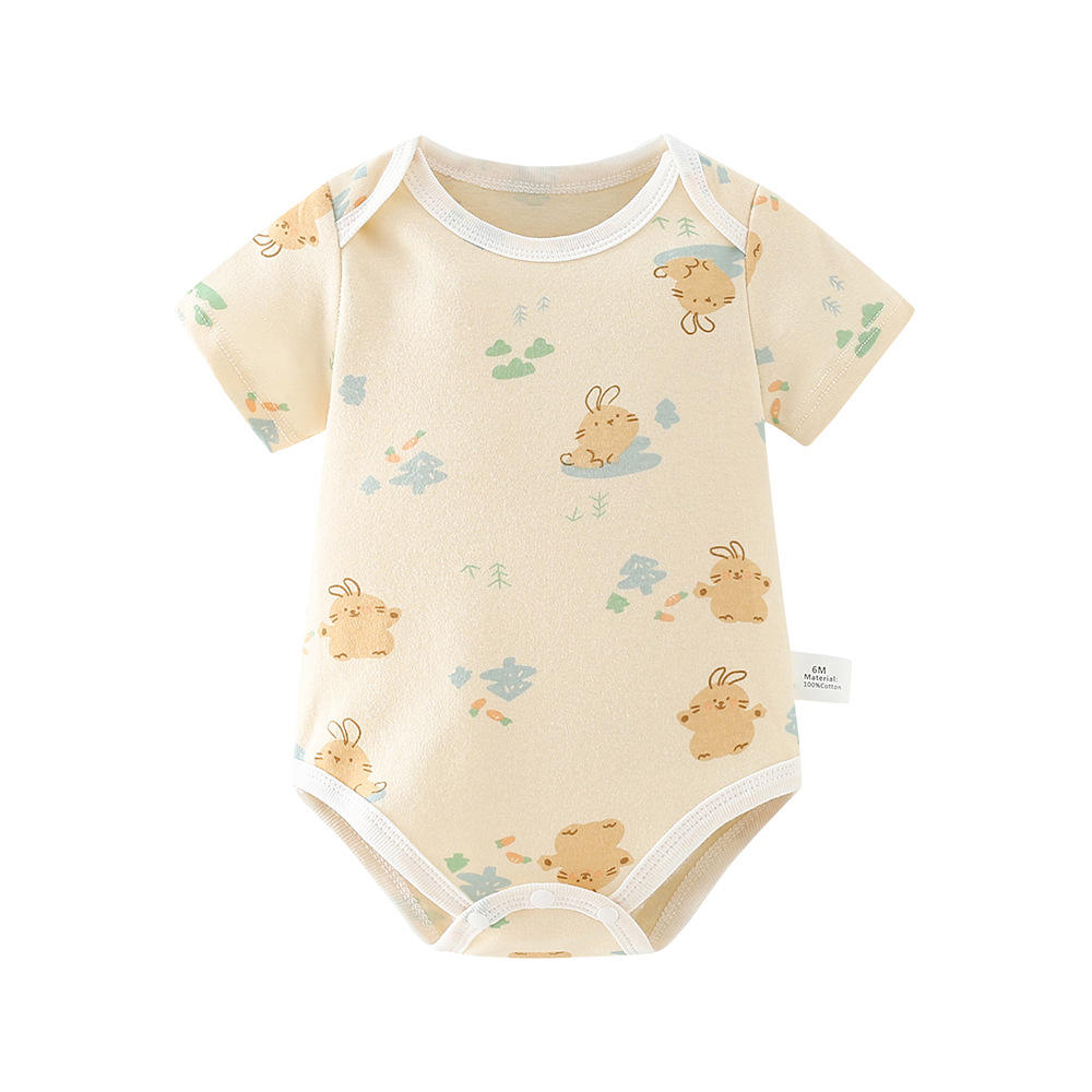 Baebabys Colorful Rompers  0 3 6 9 12 Months Newborn Boy Girl Soft Baby Romper Print Sweet New Born 100% Cotton Bodysuits