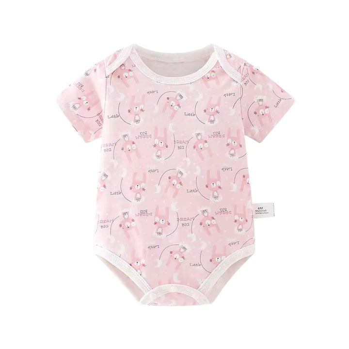 Baebabys Colorful Rompers  0 3 6 9 12 Months Newborn Boy Girl Soft Baby Romper Print Sweet New Born 100% Cotton Bodysuits