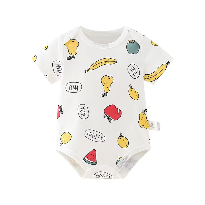 Baebabys Colorful Rompers  0 3 6 9 12 Months Newborn Boy Girl Soft Baby Romper Print Sweet New Born 100% Cotton Bodysuits