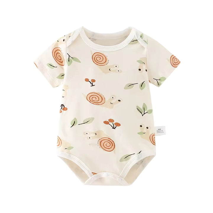 Baebabys Colorful Rompers  0 3 6 9 12 Months Newborn Boy Girl Soft Baby Romper Print Sweet New Born 100% Cotton Bodysuits