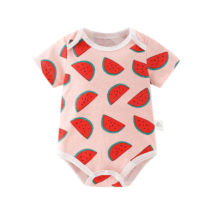 Baebabys Colorful Rompers  0 3 6 9 12 Months Newborn Boy Girl Soft Baby Romper Print Sweet New Born 100% Cotton Bodysuits